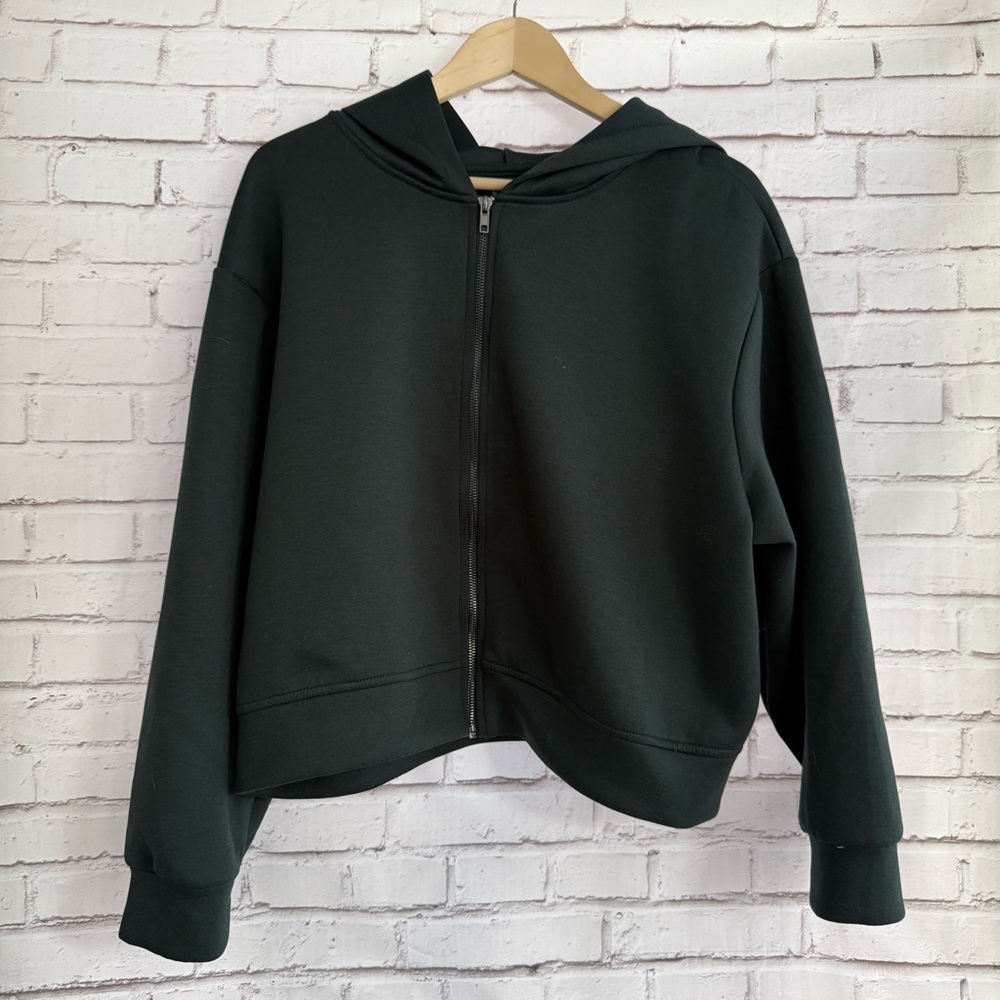a new day Green Zip-Up Hooded Jacket‎